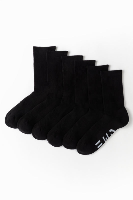 FWD Men's Athletic Crew Socks - 6 Pack