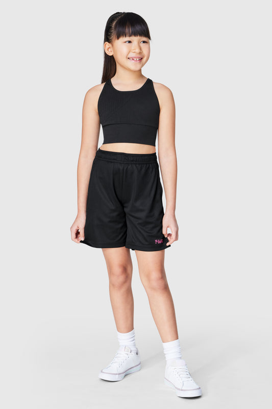 FWD Girl's Long Mesh Short