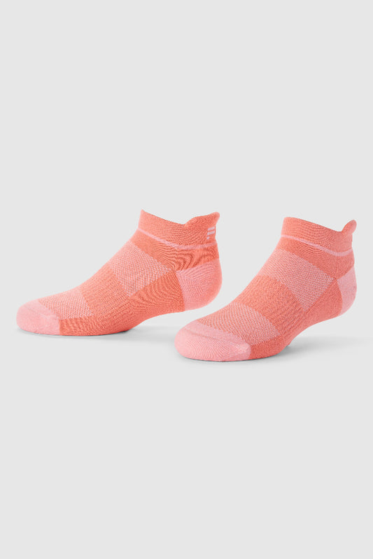 FWD Girl's Athletic Rise No Show Socks - Pack of 6