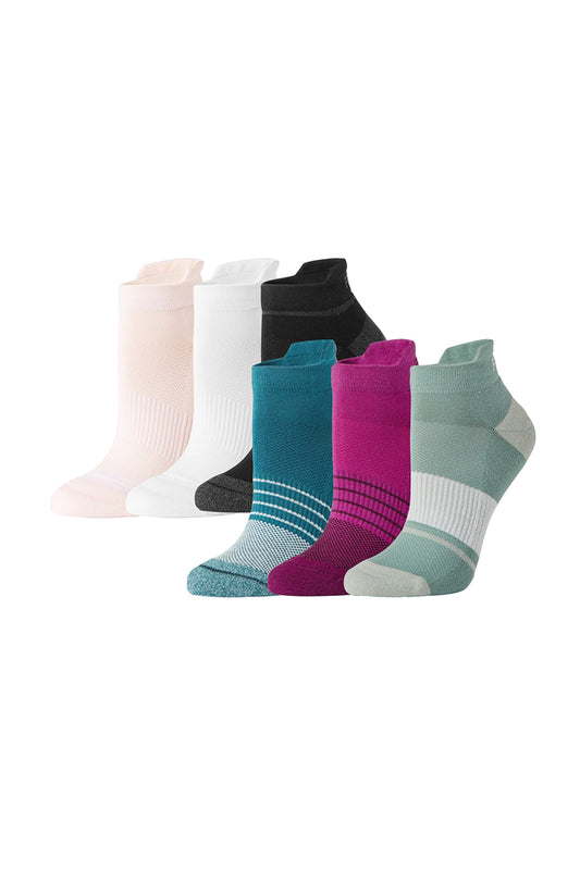 FWD Women's No Show Rise Tab Socks 6 pack