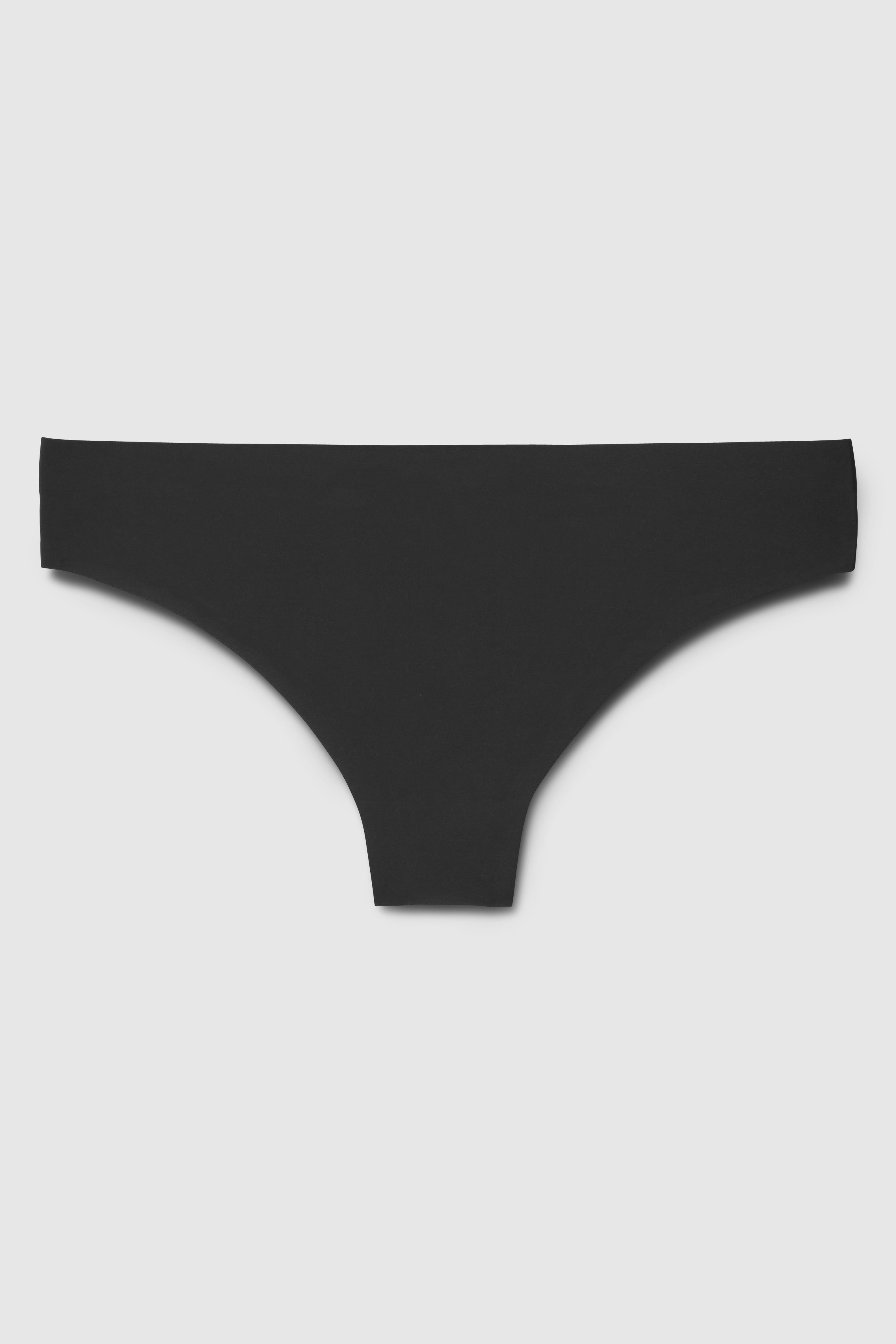 Women's Black Thong Panties