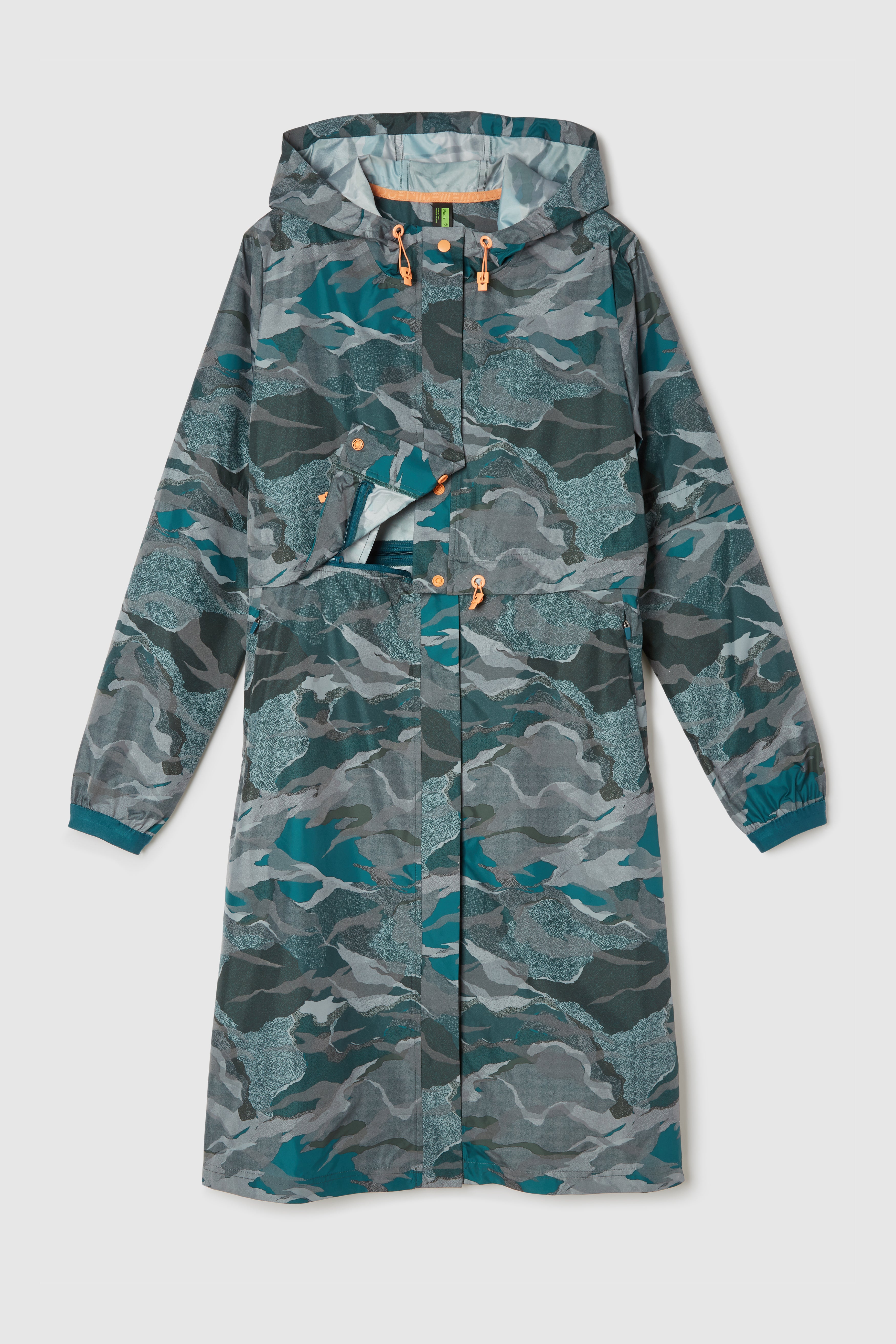 Camouflage Hi Vis Rain Jacket Push FWD Women's High Vis Camo