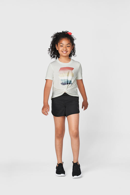 FWD Core Girls' SS Twist Joyful Exp Tee
