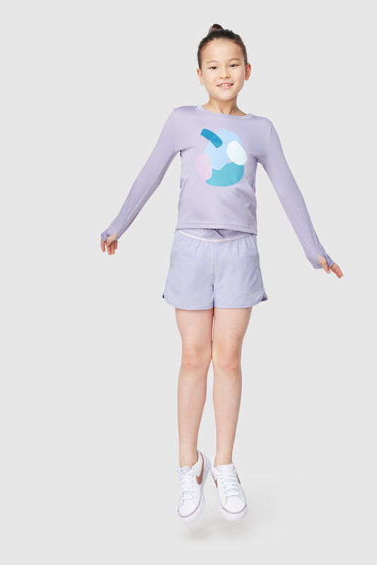 FWD Girl's Core Basic Graphic LS Tee