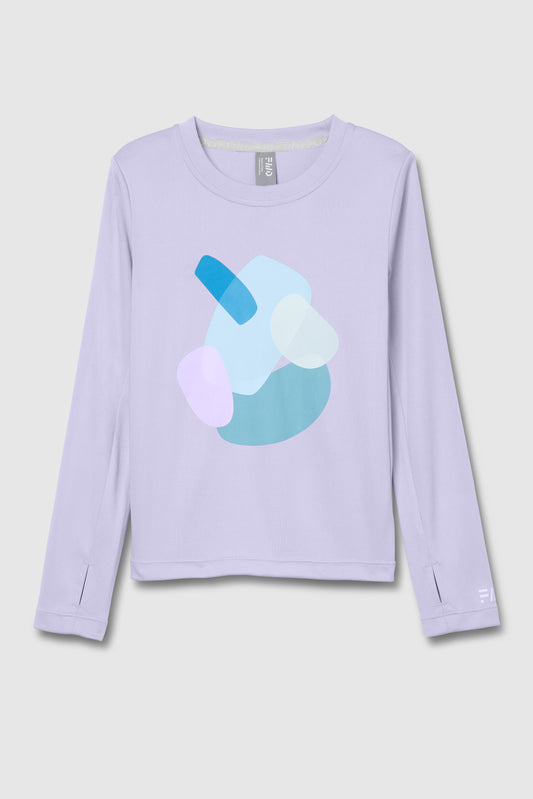 FWD Girl's Core Basic Graphic LS Tee