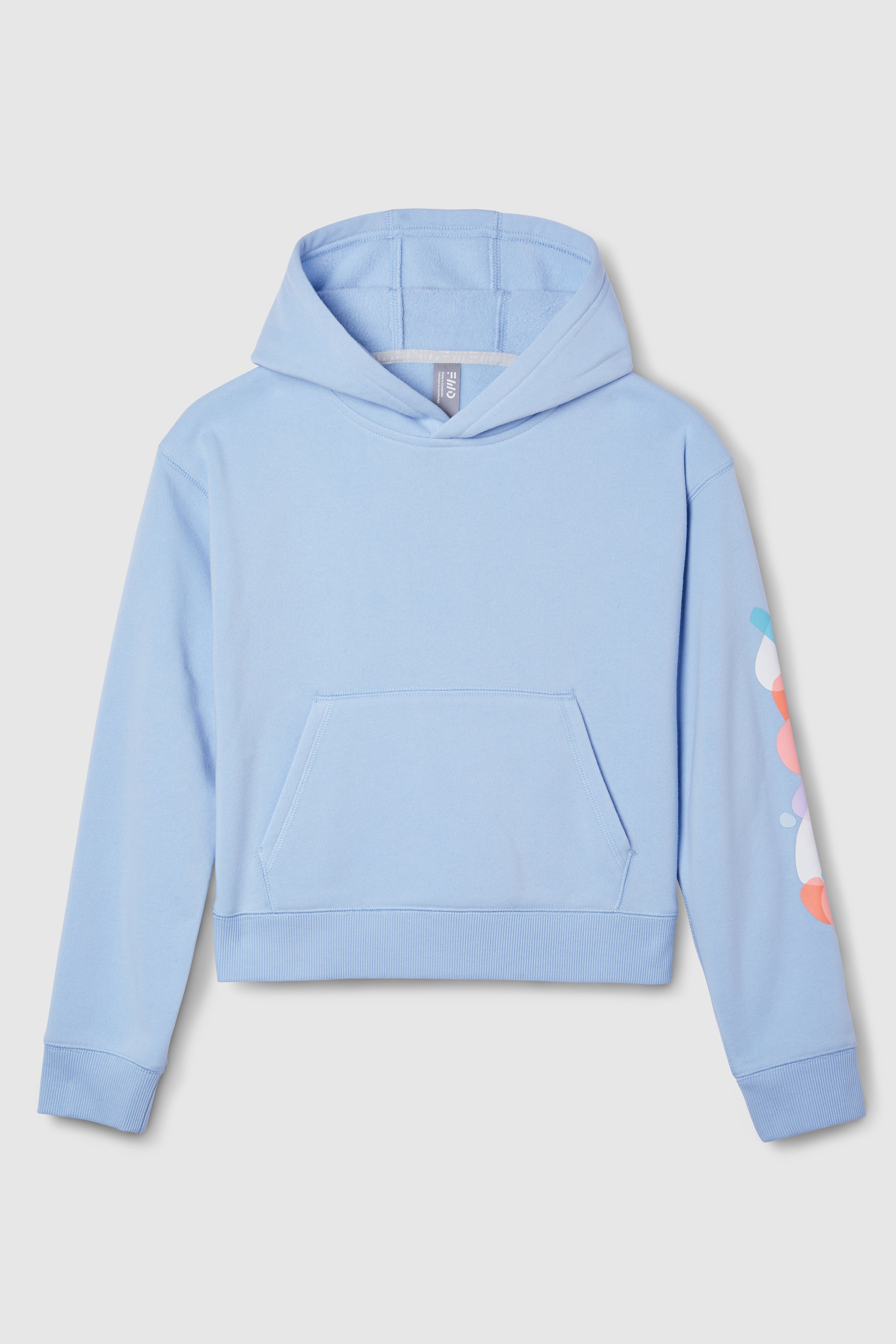 Girls light blue hoodie clearance