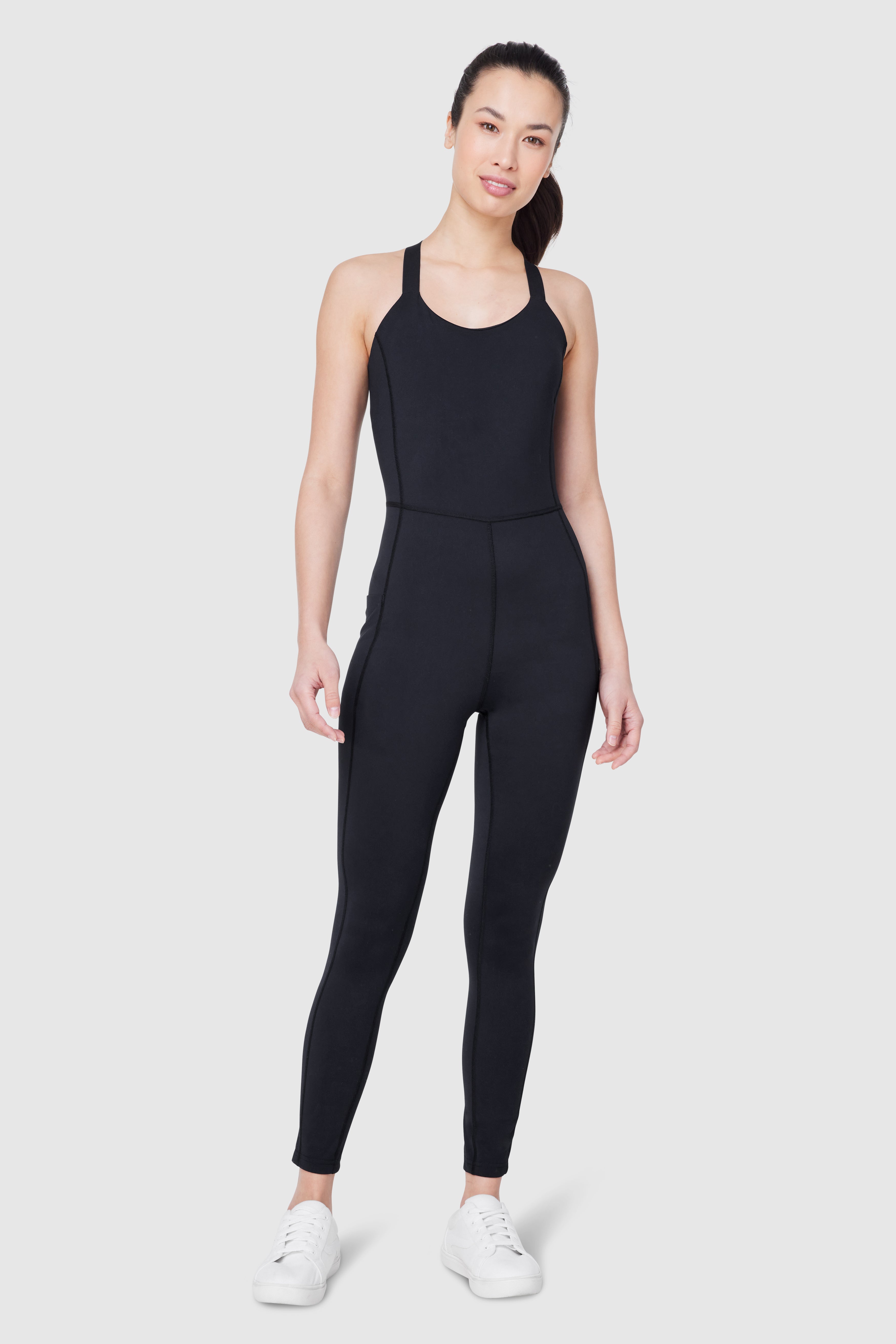 All in Motion Women's Stretch Woven Sleeveless Jumpsuit - All in
