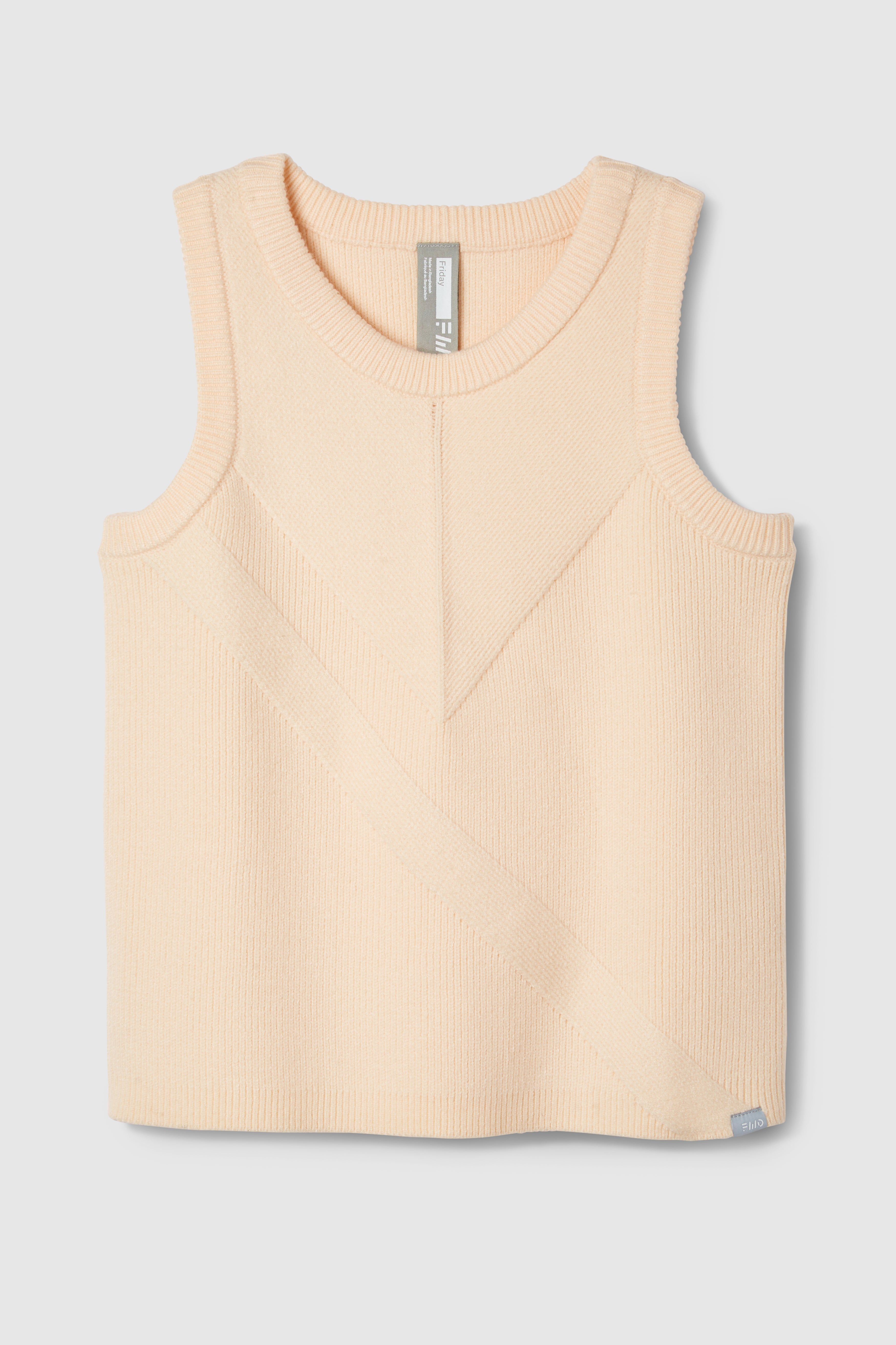  OTHER STORIES Stretch Rib Knit Tank Top in White