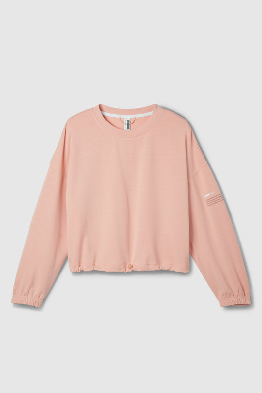 Free FWD Women's Terry Cropped LS Top