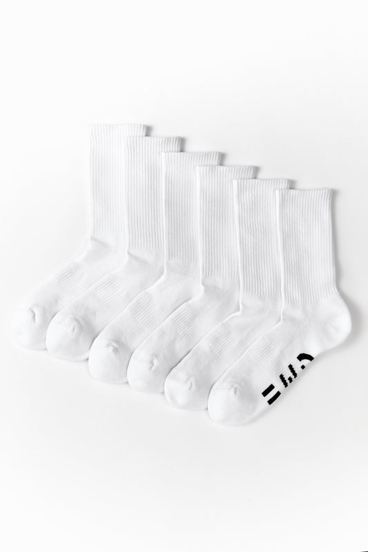 FWD Men's Athletic Crew Socks - 6 Pack