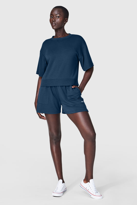 Free FWD Women's Drape Knit SS Top