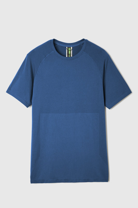 Uniqlo waffle t-shirt with pocket (navy blue), Men's Fashion, Tops & Sets,  Tshirts & Polo Shirts on Carousell