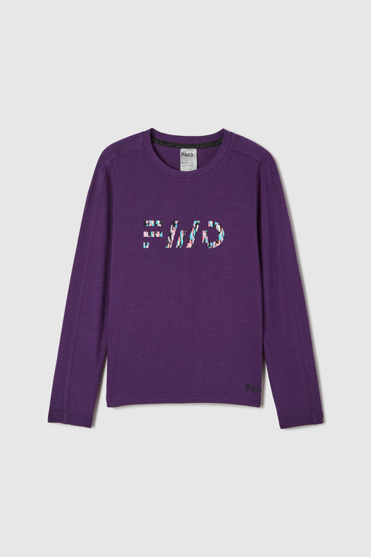 FWD Girl's LS LOGO Tech Tee