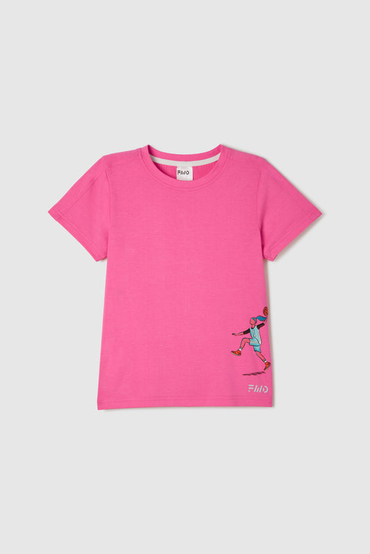 FWD Girl's SS Printed LOGO Tech Tee