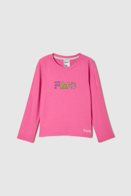 FWD Toddler Girl's LS Printed Top