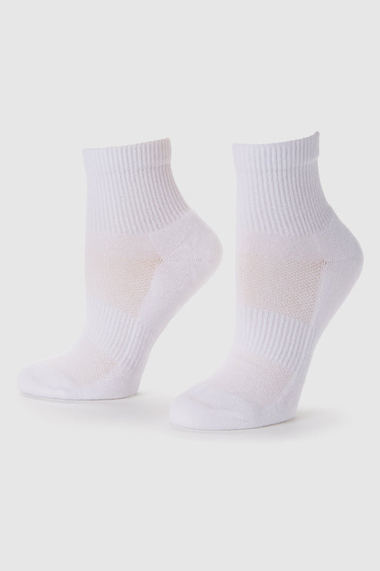 Women's Athletic Quarter Crew Socks - 6 pack