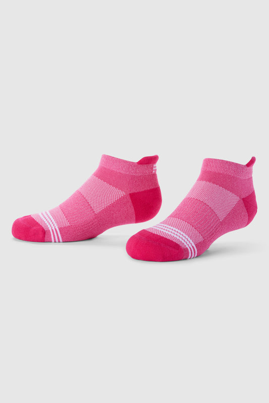 FWD Girl's Athletic Rise No Show Socks - Pack of 6