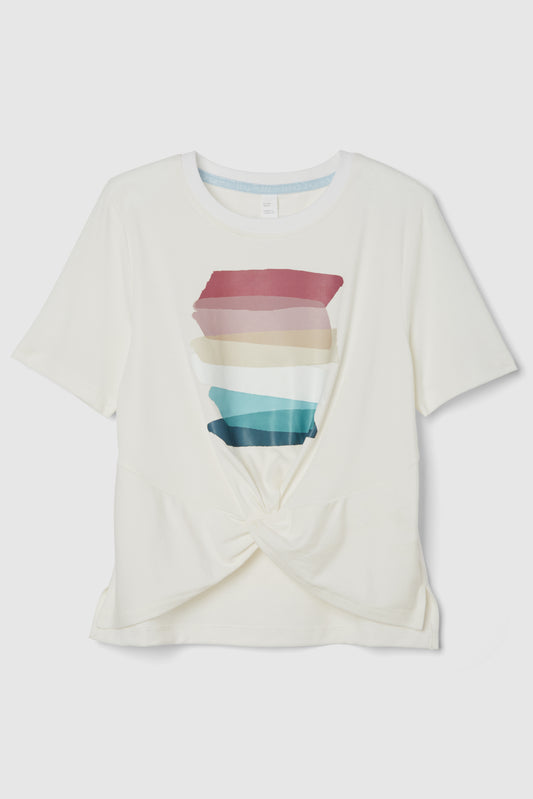 FWD Core Girls' SS Twist Joyful Exp Tee