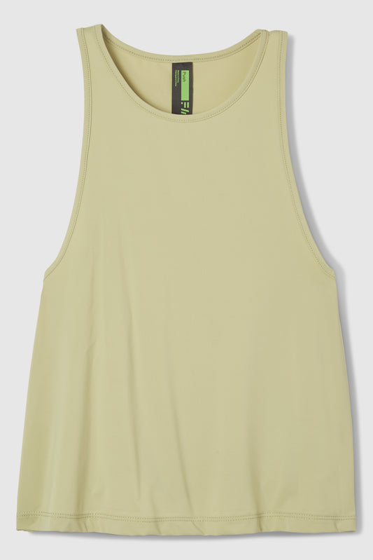 Sustainable Drirelease® Gathered Racer Tank Top - UP Clothing