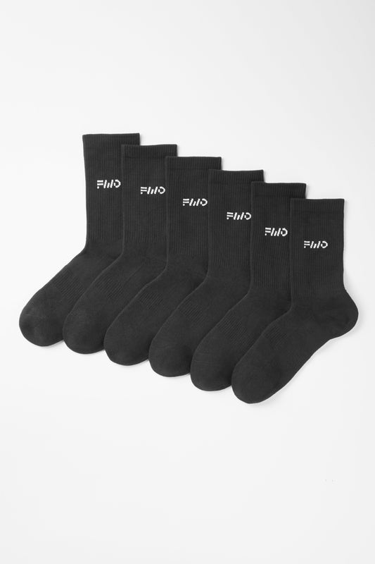 FWD Men's Mesh Crew Socks 6 pack
