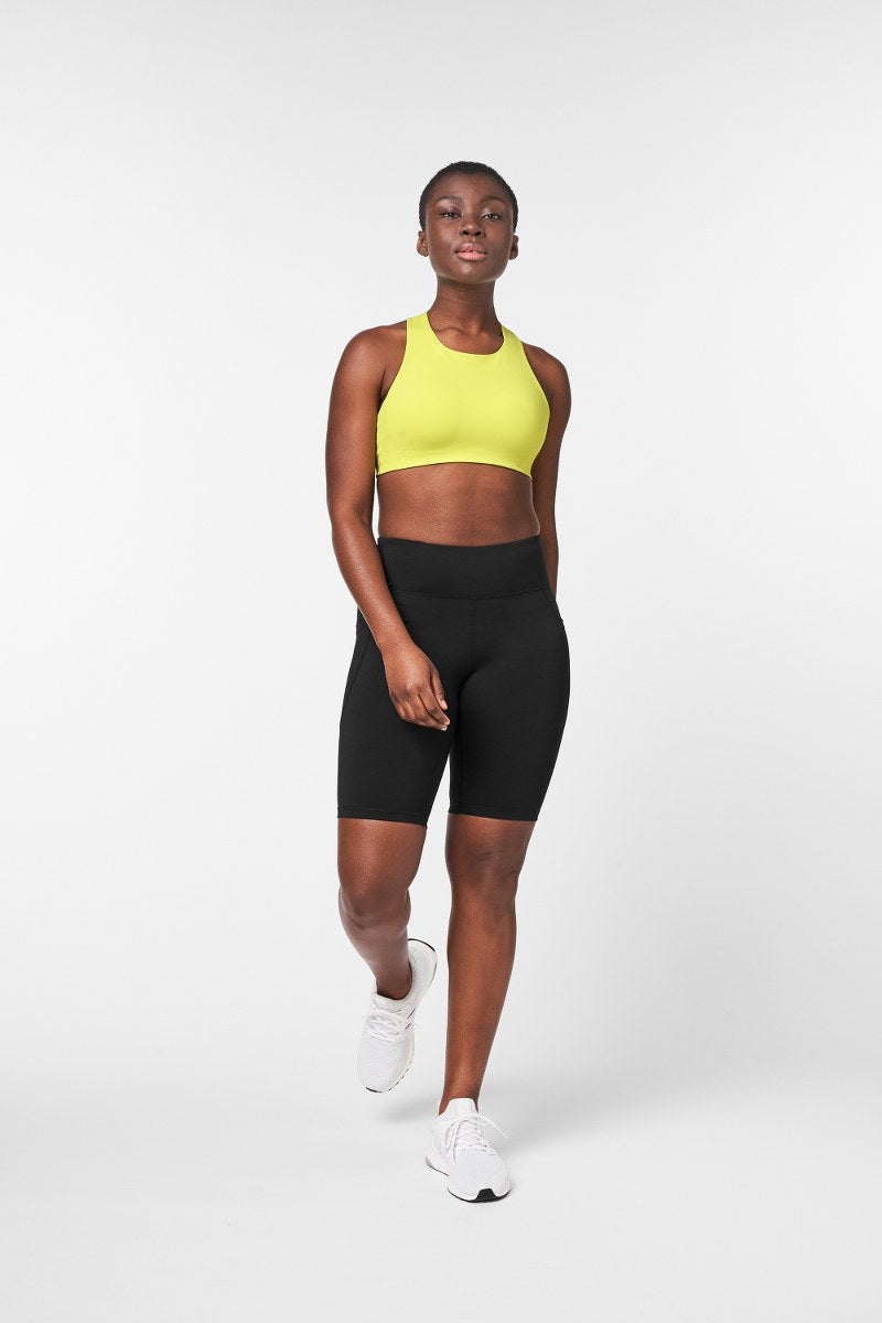 Women's Black Athletic Push Up Sports Bra – HXTIE fit